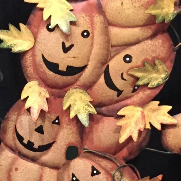 Fall/Halloween Decor, Aluminum, Scarecrow, Pumpkin - Picture 5 of 7